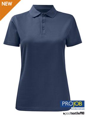 Polo de Travail PIQUÉ MC Femme 160g. I 2041 PROJOB I Marquage sérigraphique avec votre logo.