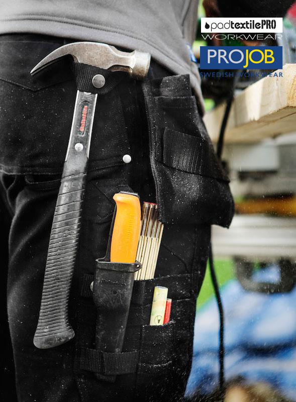 Vêtements de Travail I Pantalon CANVAS/STRECH avec renforts en Cordura® - 350g. personnalisé I Pantalon PROJOB I PadTextilePRO