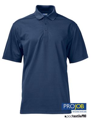 Polo de Travail PIQUÉ MC 160g. I 2040 PROJOB I Marquage sérigraphique avec votre logo.