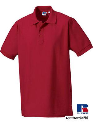 Polo de Travail 100% COTON 215g. I 2577 RUSSELL I Broderie ou marquage sérigraphique avec votre logo.