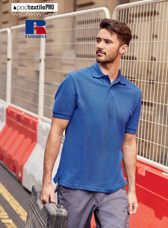 Vêtements de Travail I Polo HARDWEARING 210-215g. personnalisé I 599 RUSSELL I PadTextilePRO