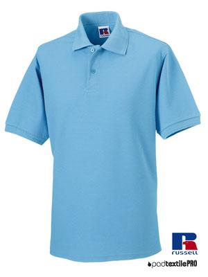 Polo de Travail HEAVY DUTY I 215g. I 599 RUSSELL I Broderie ou marquage sérigraphique avec votre logo.