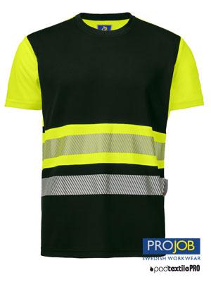 T-shirt de Travail MC en Interlock 135g. I 2030 PROJOB I Marquage sérigraphique avec votre logo.